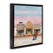 Stupell Industries Trendy Saloon Shops Cowgirl Floater Framed Canvas Wall Art Design by Amanda Greenwood